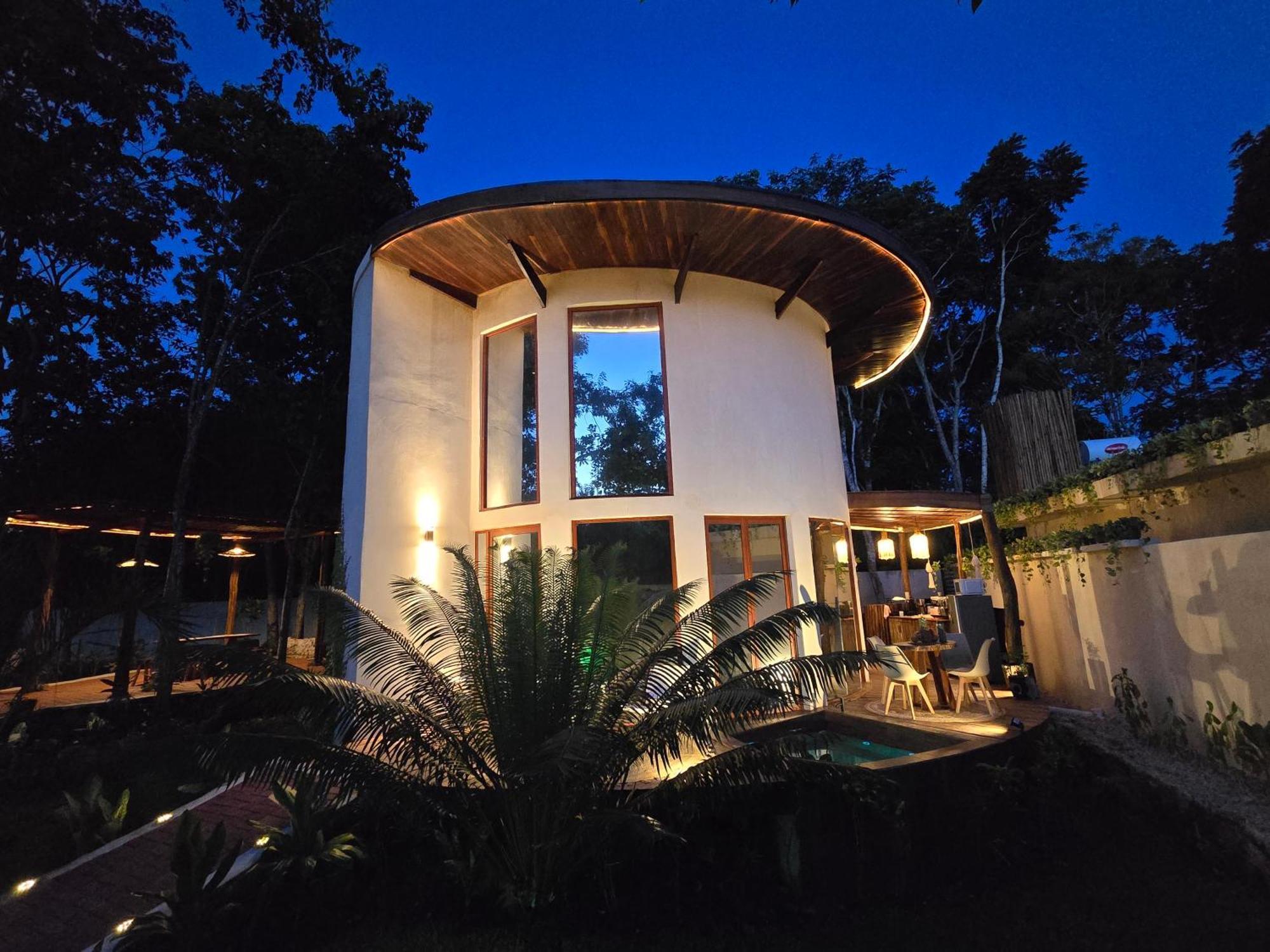 Villa Con Jacuzzi En Bacalar Buenavista  المظهر الخارجي الصورة