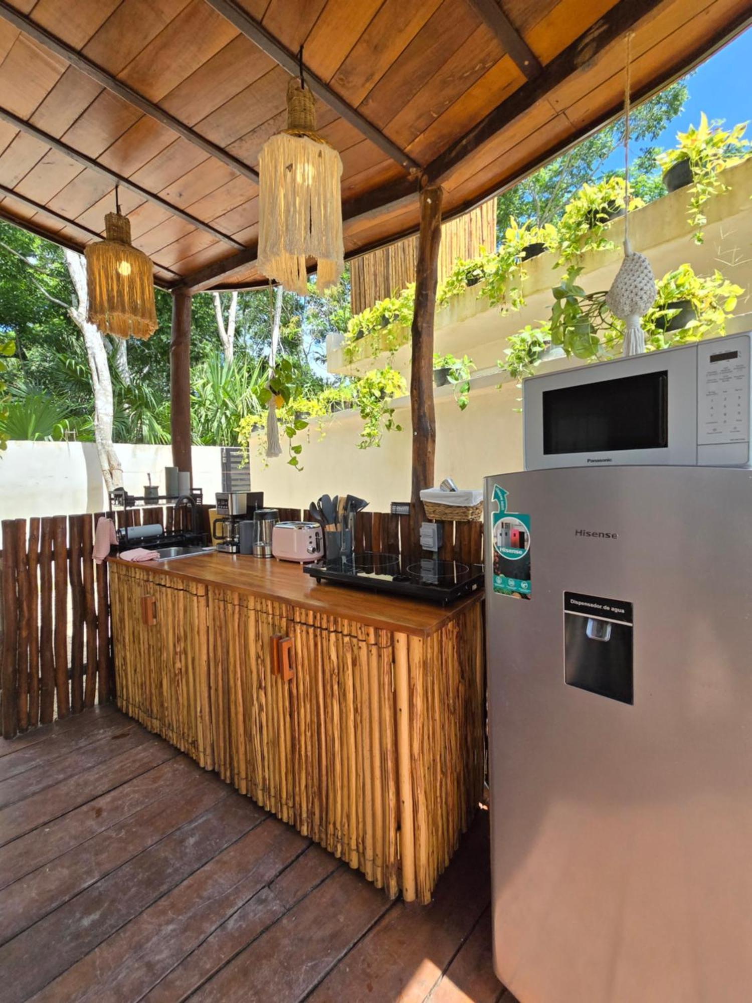 Villa Con Jacuzzi En Bacalar Buenavista  المظهر الخارجي الصورة