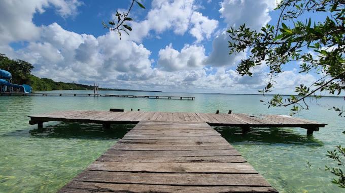 Villa Con Jacuzzi En Bacalar Buenavista  المظهر الخارجي الصورة